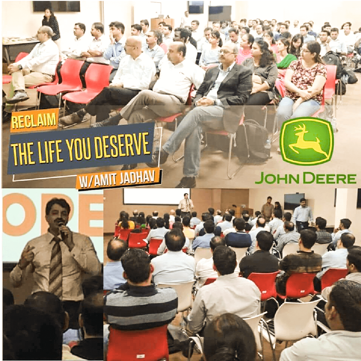 Crowd of professionals at a keynote session by Amit Jadhav