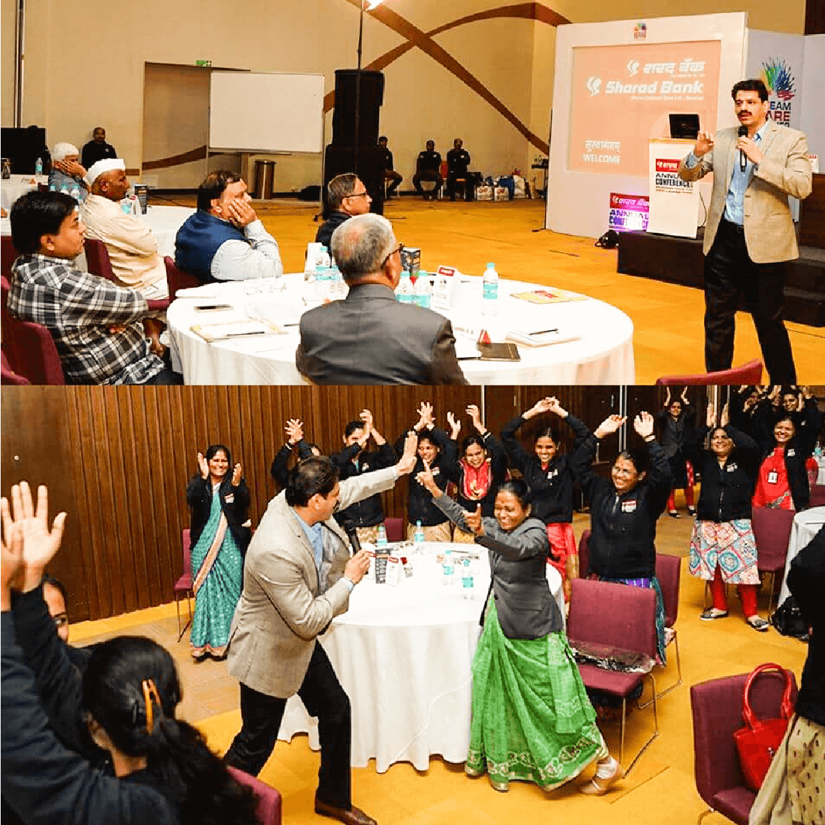 Amit Jadhav interacting with participants during a seminar